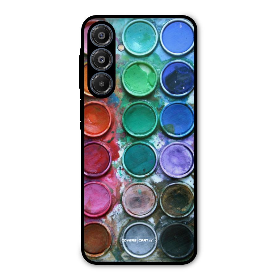 Water Paint Box Metal Back Case for Galaxy A16 5G