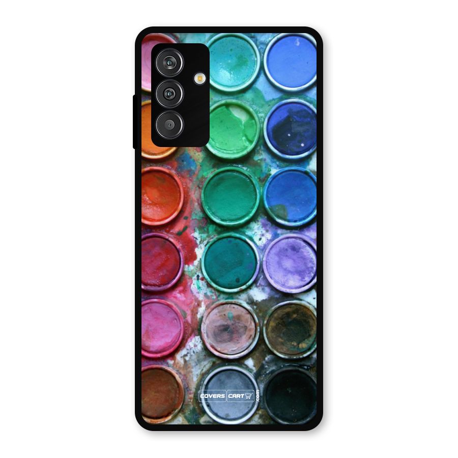 Water Paint Box Metal Back Case for Galaxy F13