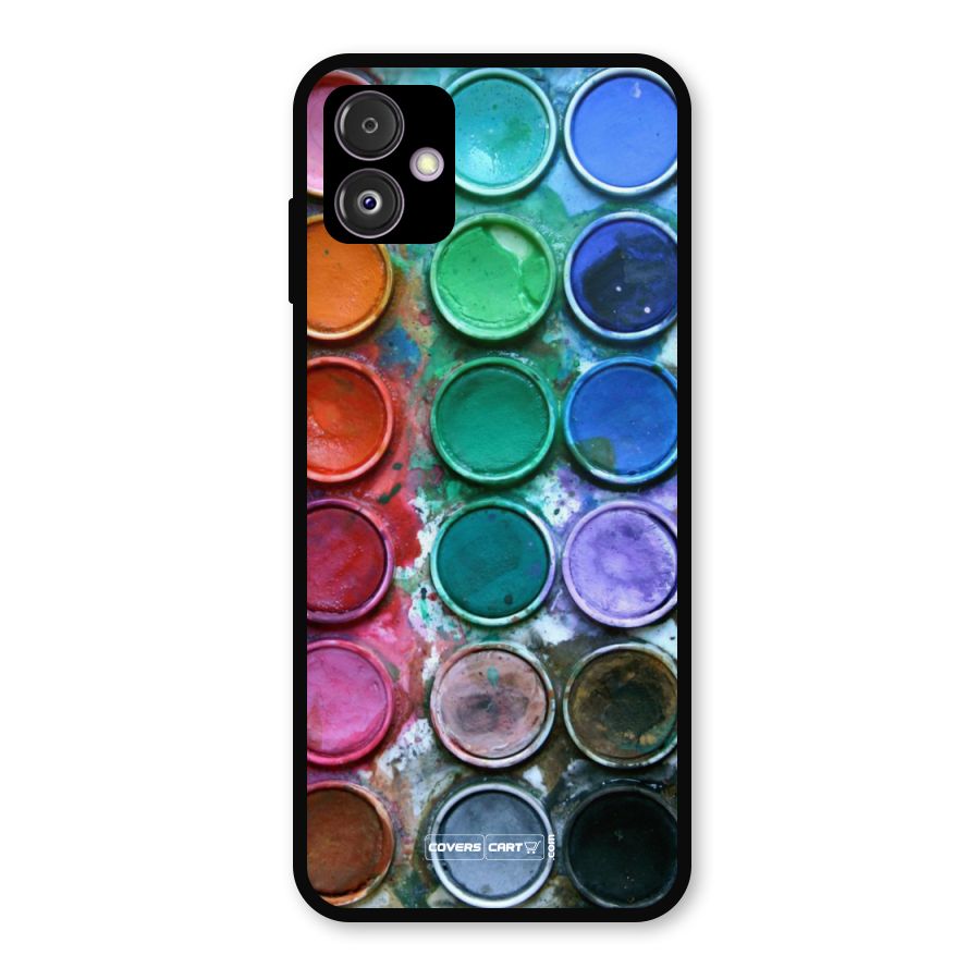 Water Paint Box Metal Back Case for Galaxy F14