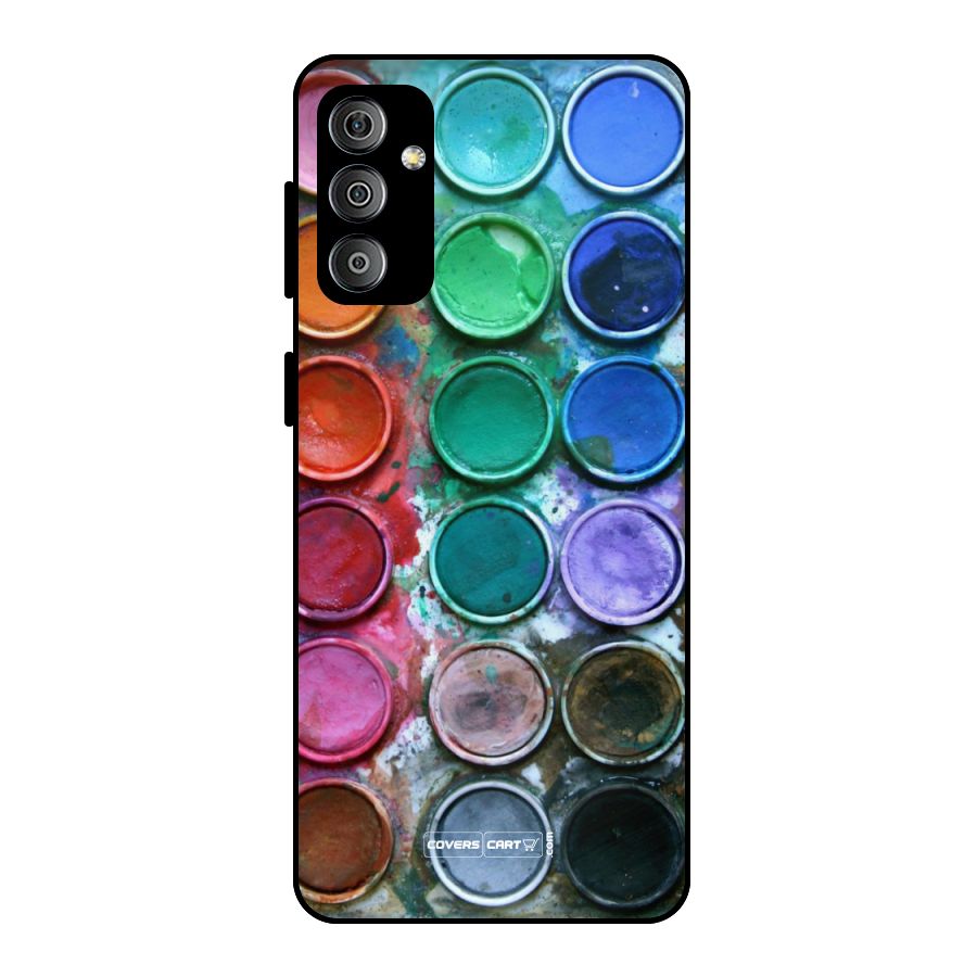 Water Paint Box Metal Back Case for Galaxy F23