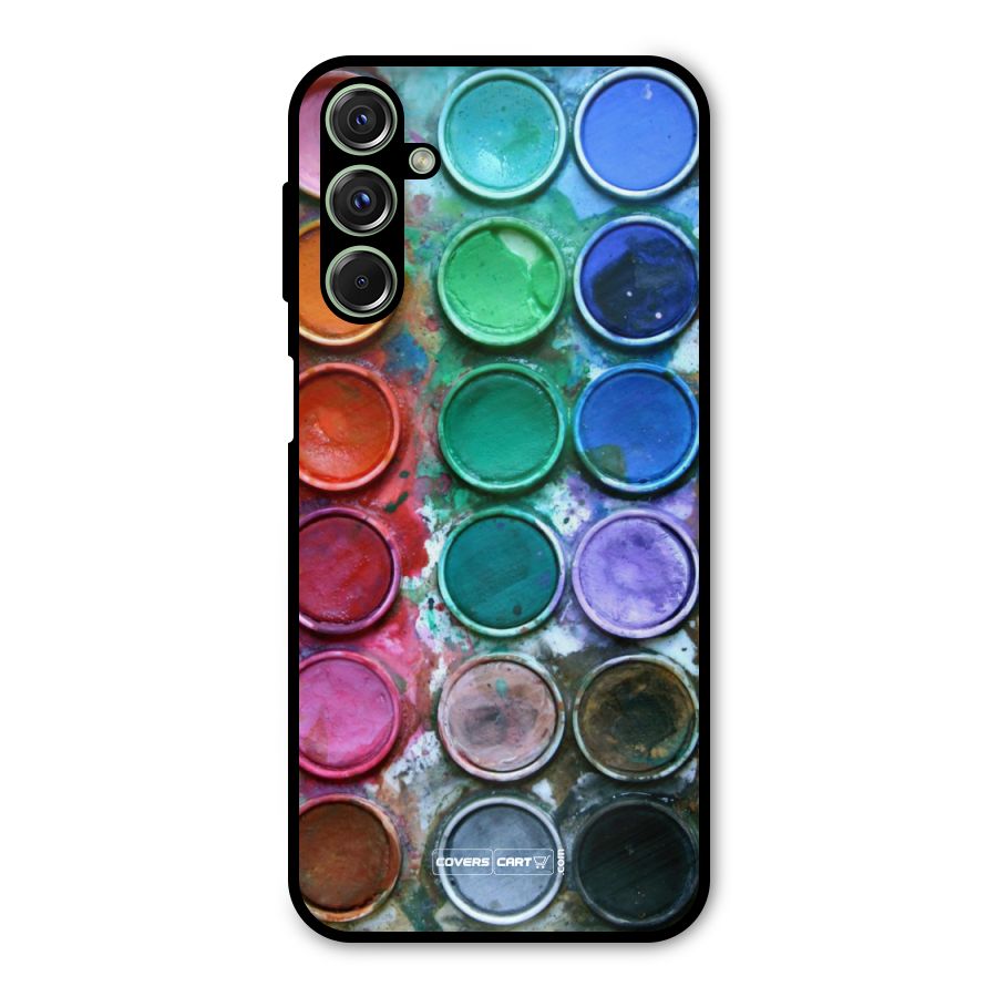 Water Paint Box Metal Back Case for Galaxy M34