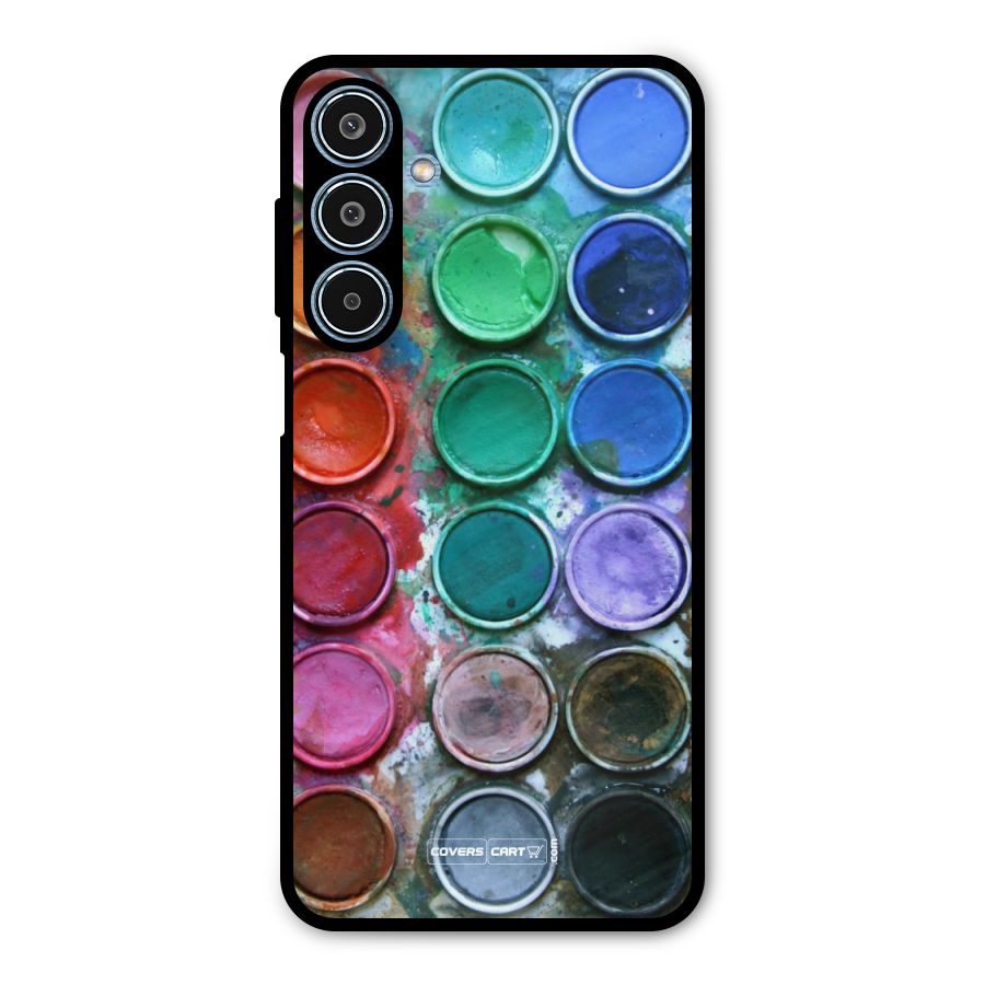 Water Paint Box Metal Back Case for Galaxy M35