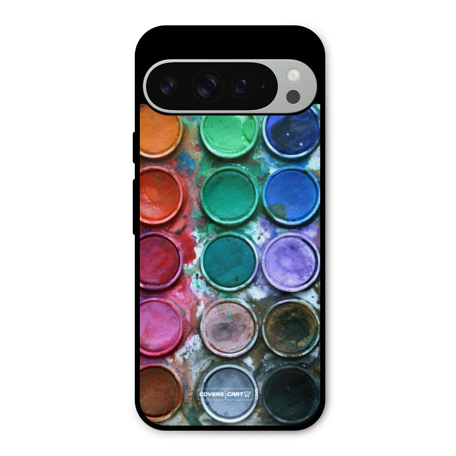 Water Paint Box Metal Back Case for Google Pixel 9 Pro XL