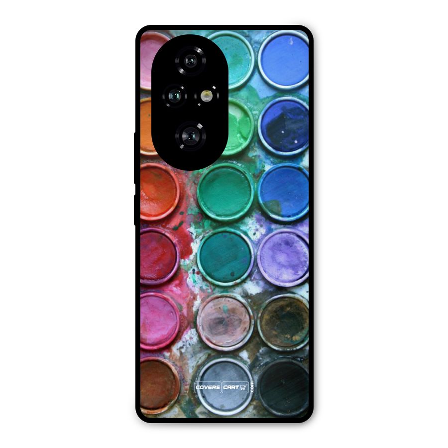 Water Paint Box Metal Back Case for Honor 200 Pro