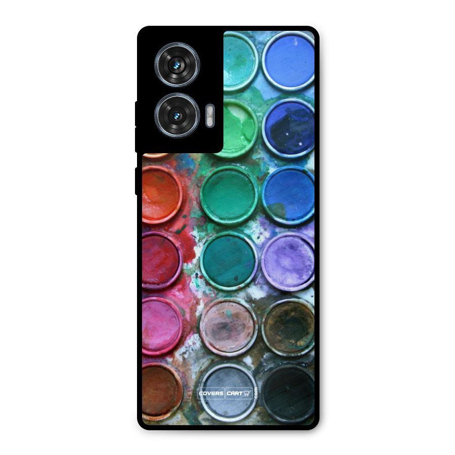 Water Paint Box Metal Back Case for Motorola G96