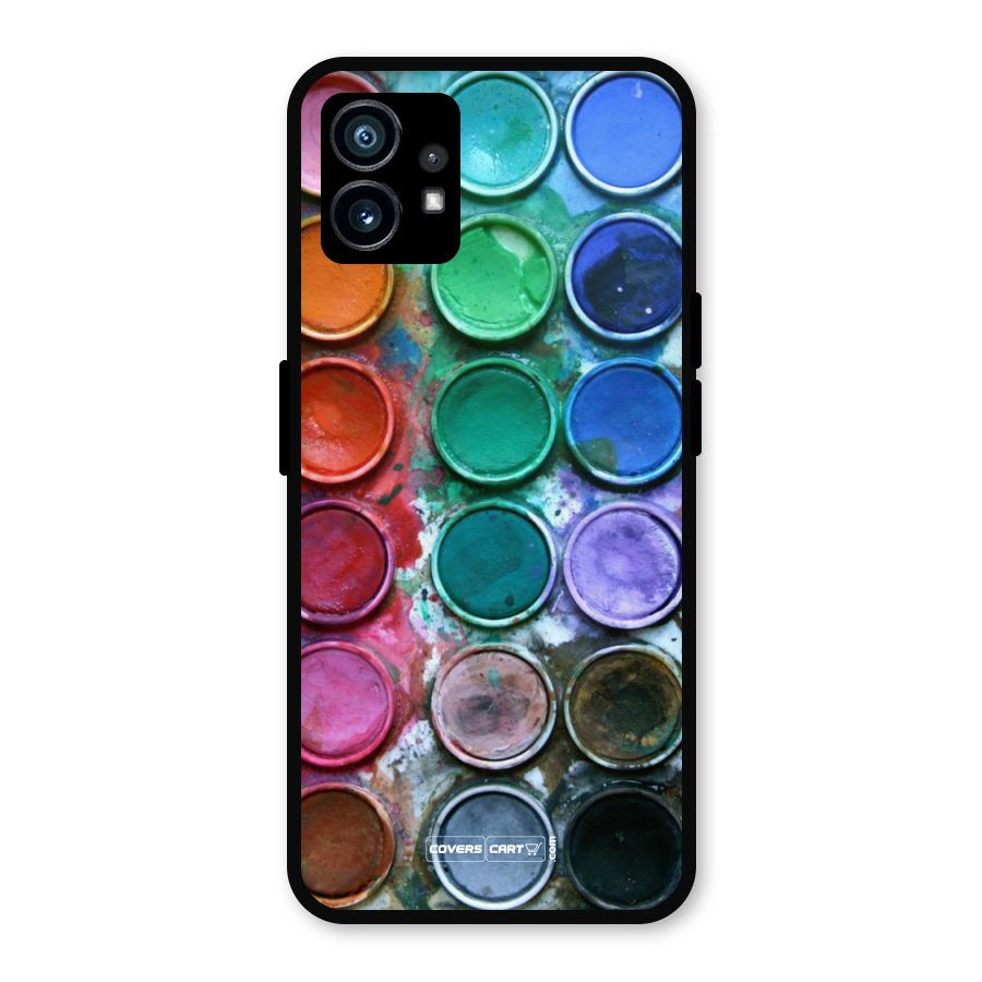 Water Paint Box Metal Back Case for Nothing Phone 1