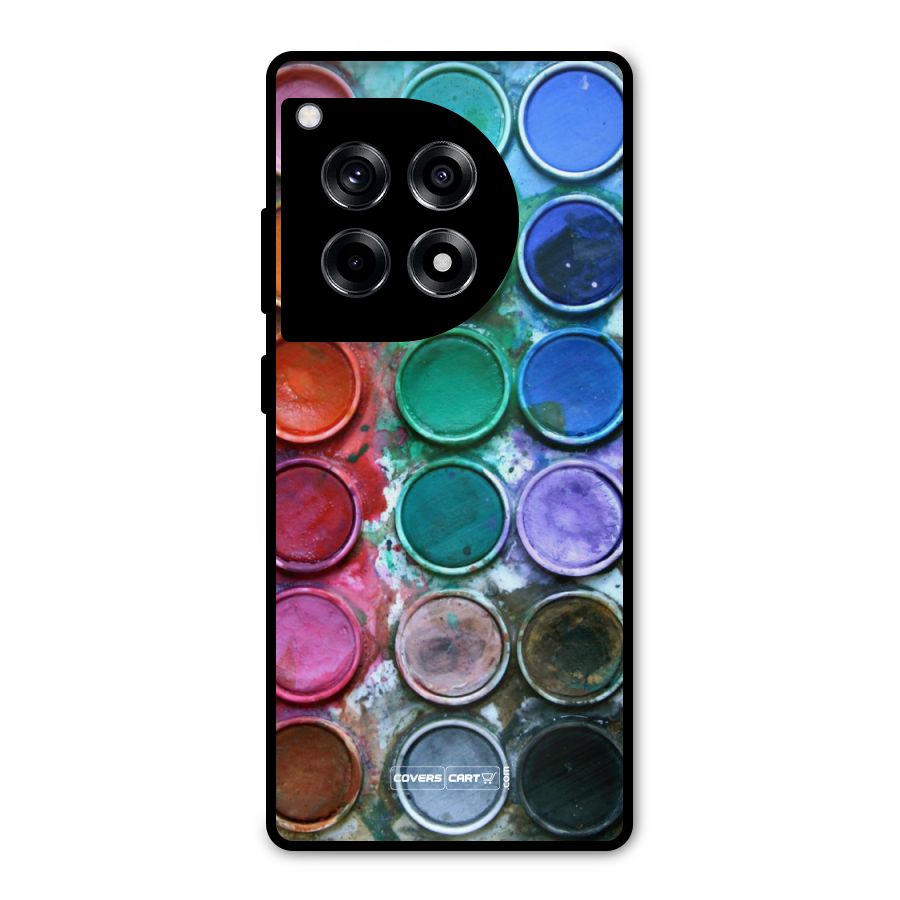 Water Paint Box Metal Back Case for OnePlus 12R