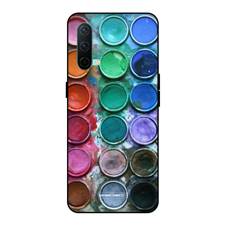 Water Paint Box Metal Back Case for OnePlus Nord CE 5G