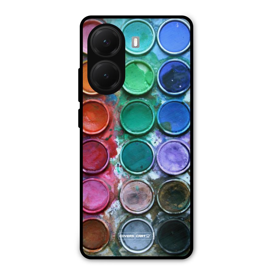 Water Paint Box Metal Back Case for Poco X7 Pro