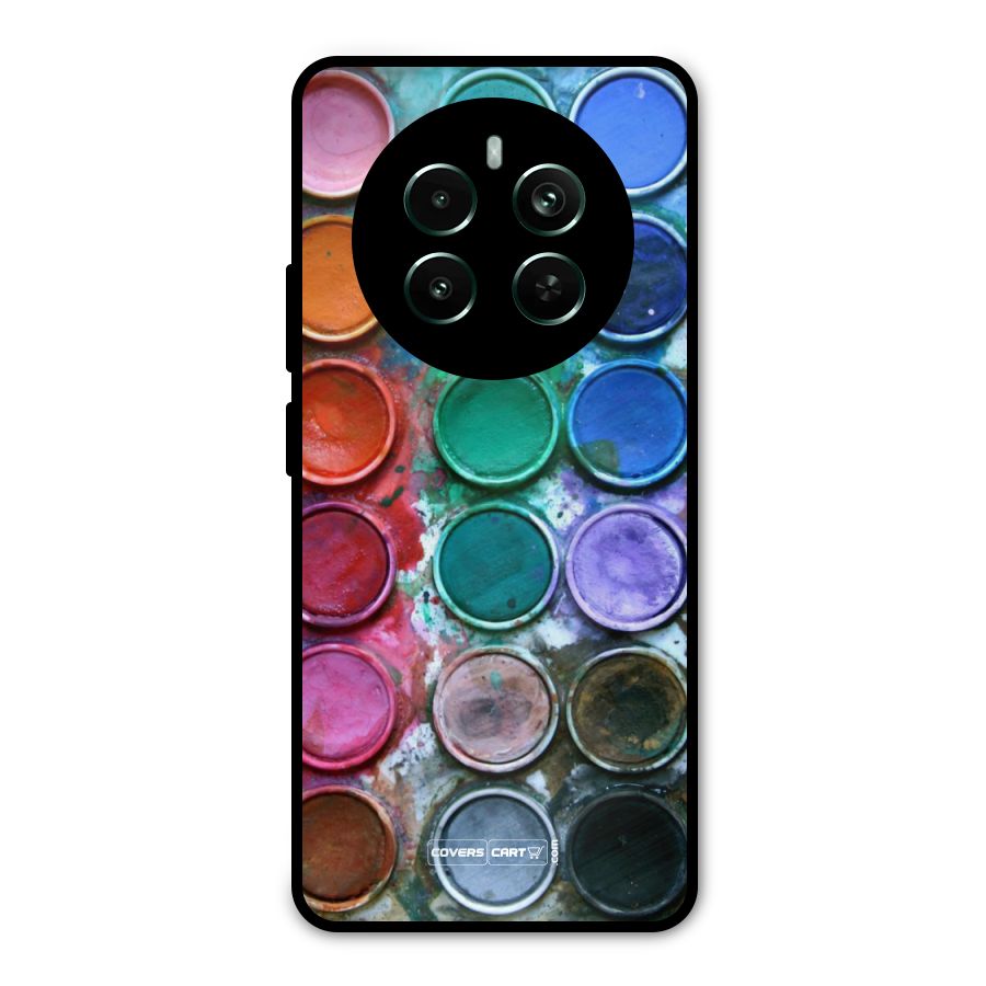 Water Paint Box Metal Back Case for Realme 12 Pro Plus