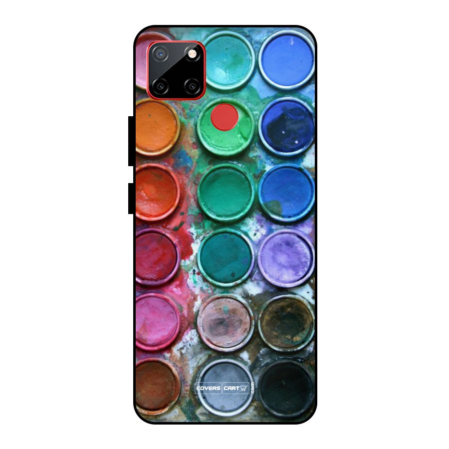 Water Paint Box Metal Back Case for Realme C12
