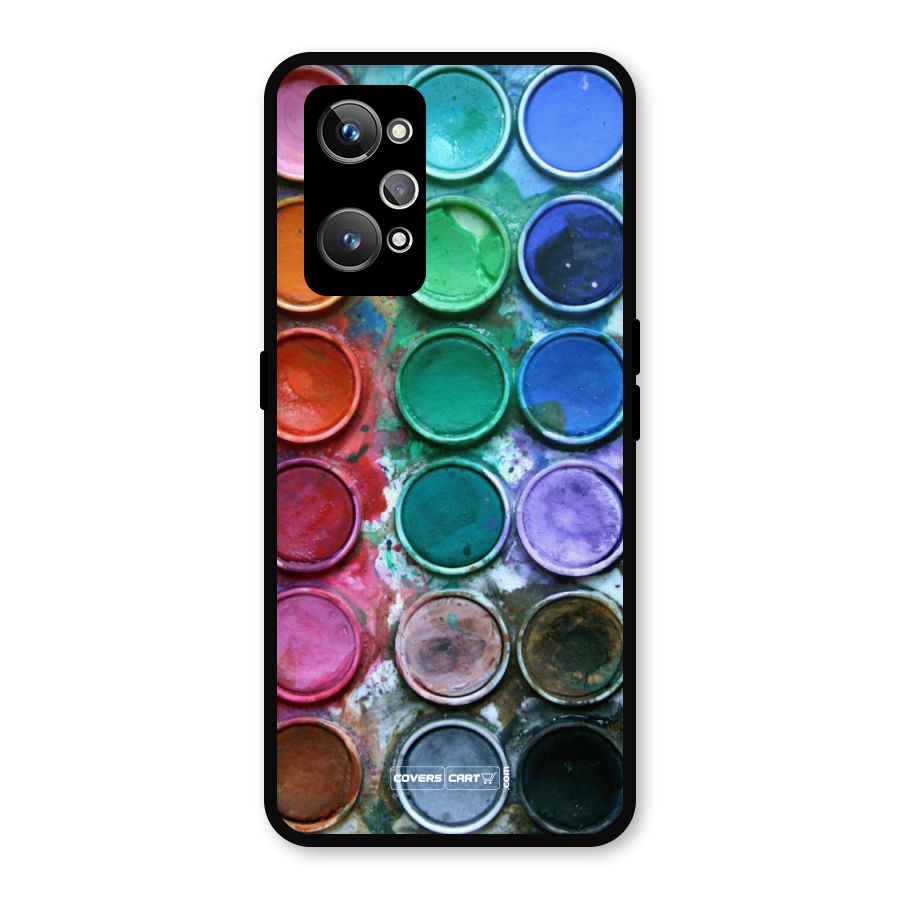 Water Paint Box Metal Back Case for Realme GT 2