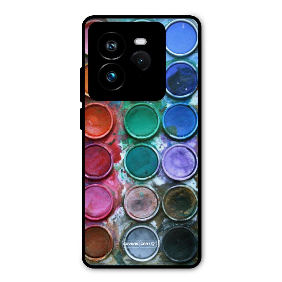 Water Paint Box Metal Back Case for Realme GT 7 Pro
