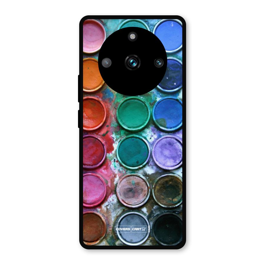 Water Paint Box Metal Back Case for Realme Narzo 60 Pro