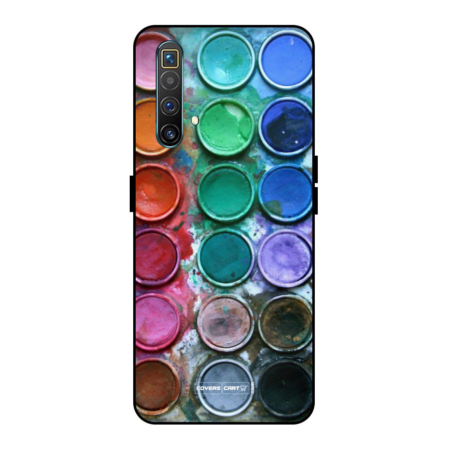 Water Paint Box Metal Back Case for Realme X3 SuperZoom