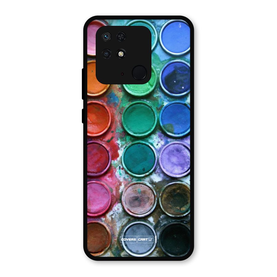 Water Paint Box Metal Back Case for Redmi 10 Power