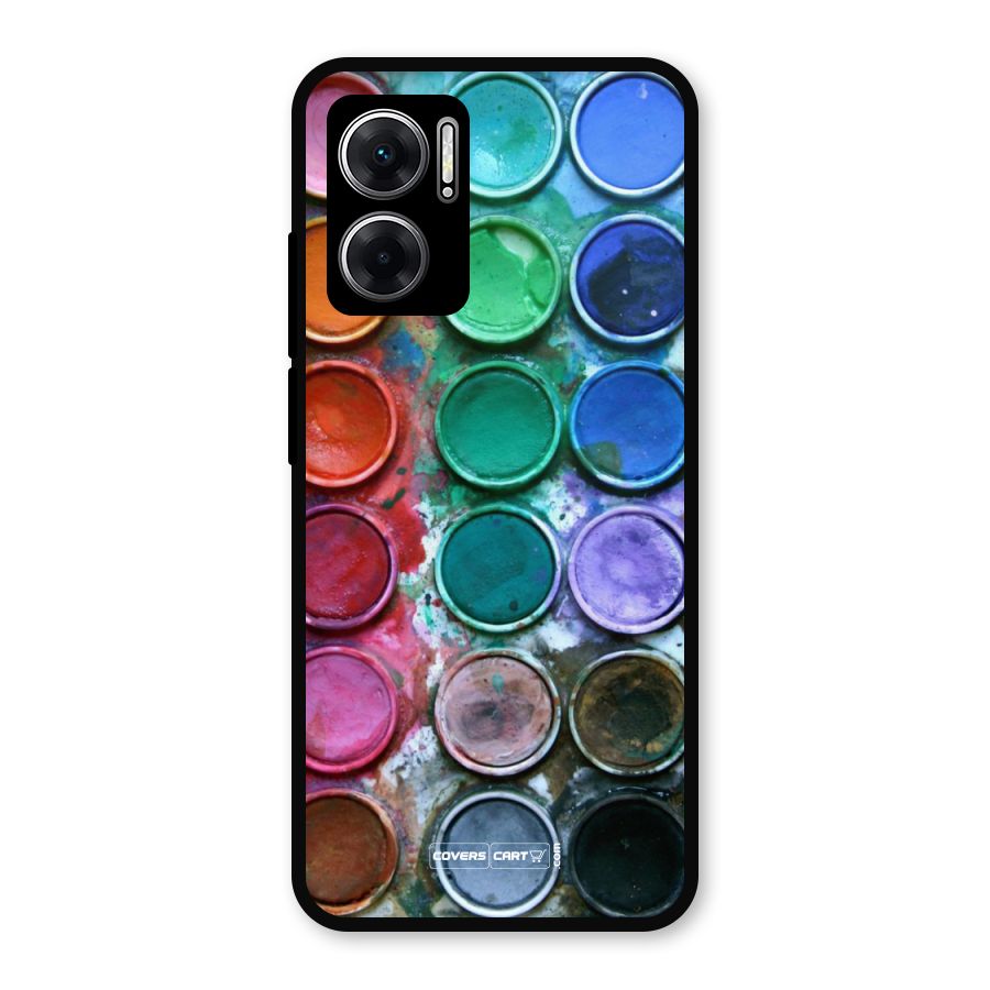 Water Paint Box Metal Back Case for Redmi 11 Prime 5G