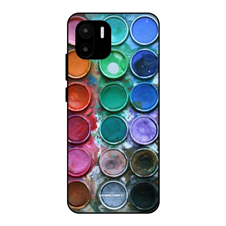 Water Paint Box Metal Back Case for Redmi A2+