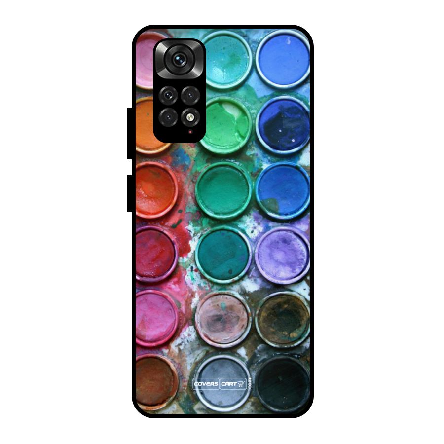 Water Paint Box Metal Back Case for Redmi Note 11 Pro Plus 5G
