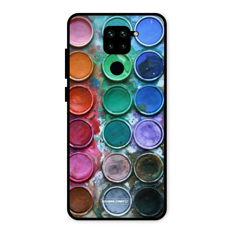 Water Paint Box Metal Back Case for Redmi Note 9