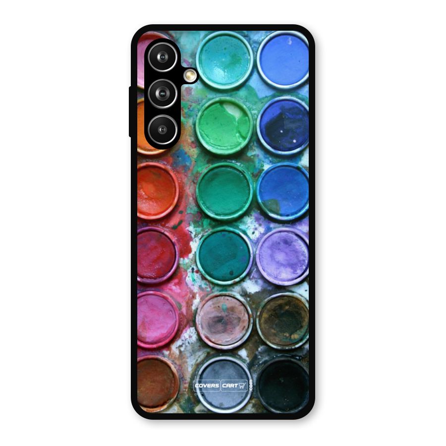 Water Paint Box Metal Back Case for Samsung Galaxy M54