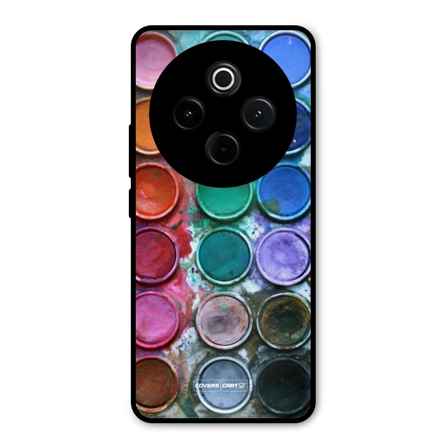 Water Paint Box Metal Back Case for Vivo T4