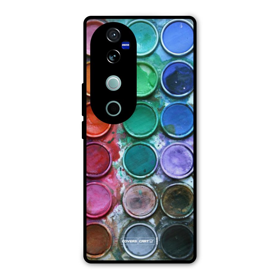 Water Paint Box Metal Back Case for Vivo V40
