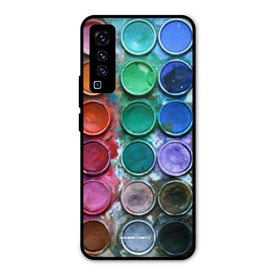 Water Paint Box Metal Back Case for Vivo X50