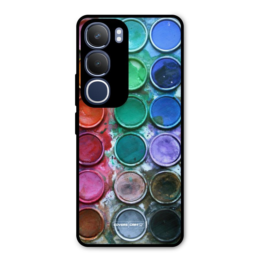 Water Paint Box Metal Back Case for Vivo Y29