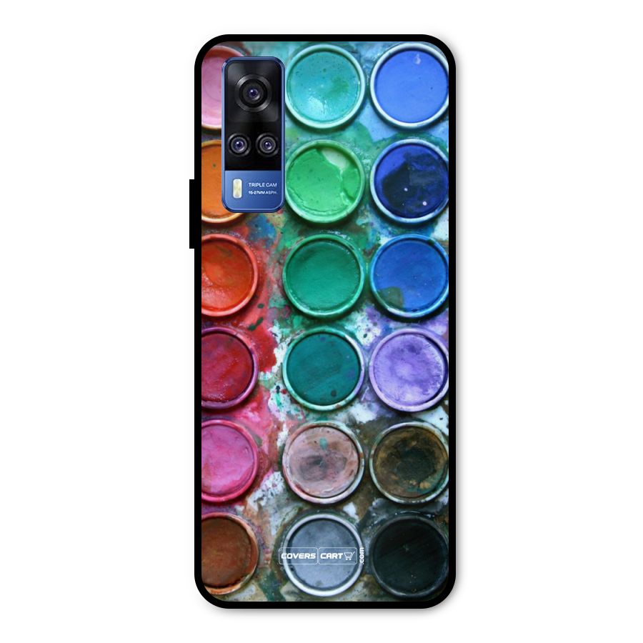 Water Paint Box Metal Back Case for Vivo Y31