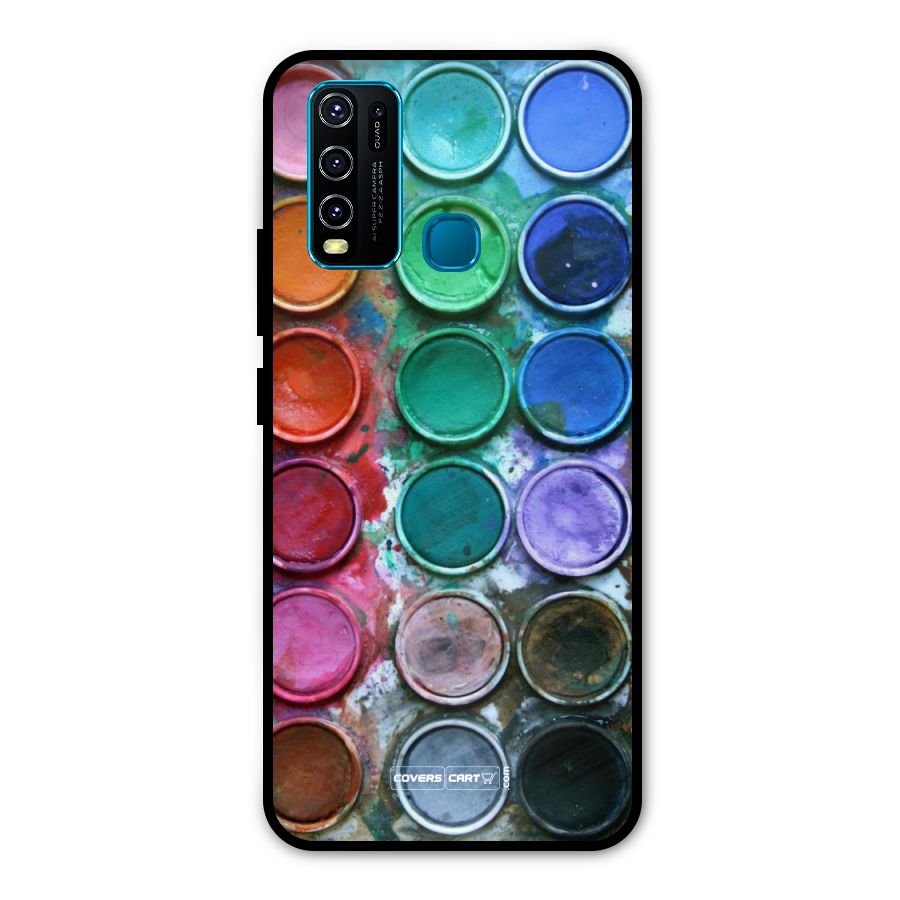 Water Paint Box Metal Back Case for Vivo Y50