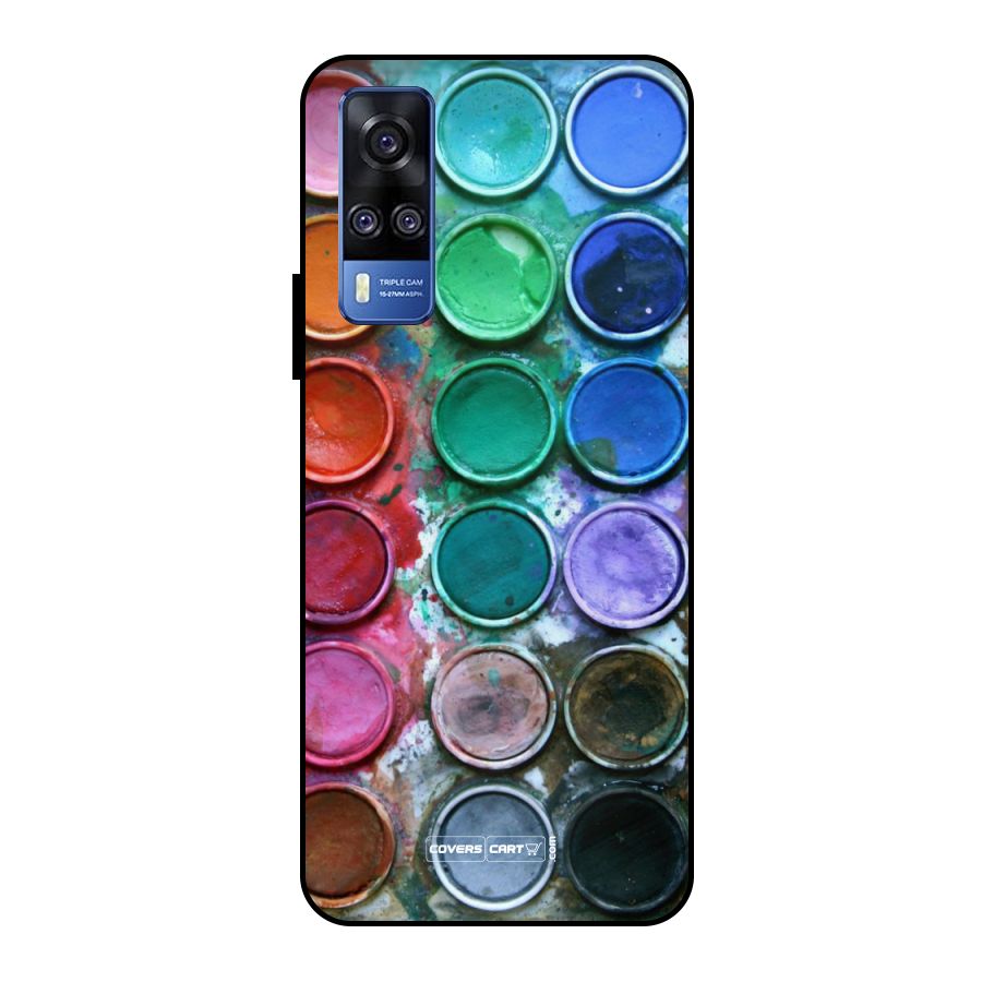 Water Paint Box Metal Back Case for Vivo Y51
