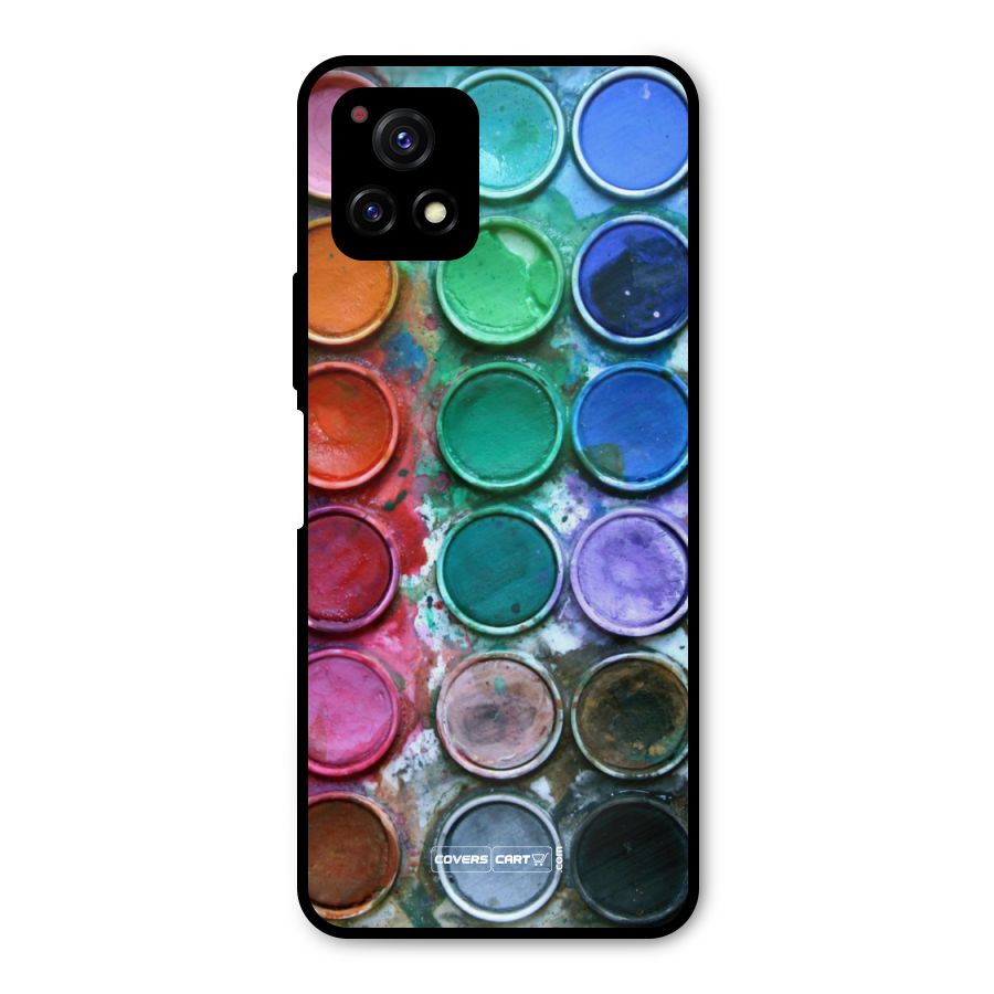 Water Paint Box Metal Back Case for Vivo Y72 5G