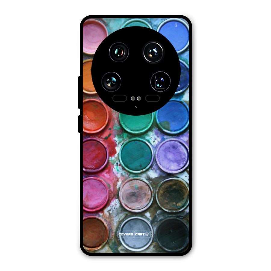 Water Paint Box Metal Back Case for Xiaomi 14 Ultra