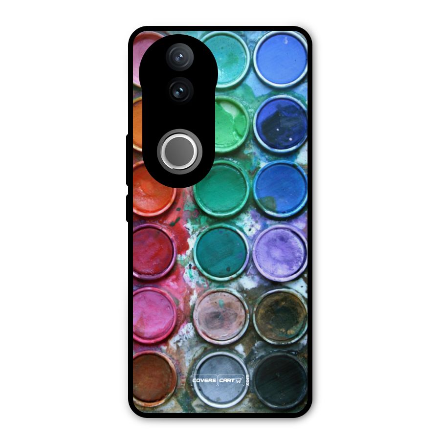 Water Paint Box Metal Back Case for iQOO Z10R