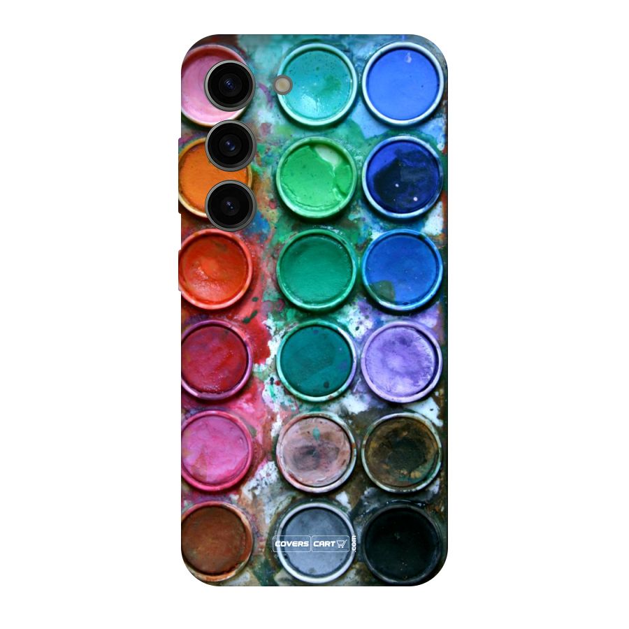 Water Paint Box Original Polycarbonate Back Case for Galaxy S23