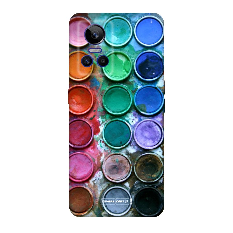 Water Paint Box Original Polycarbonate Back Case for Realme GT Neo 3