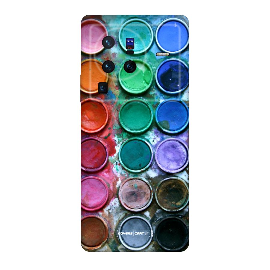 Water Paint Box Original Polycarbonate Back Case for Vivo X80