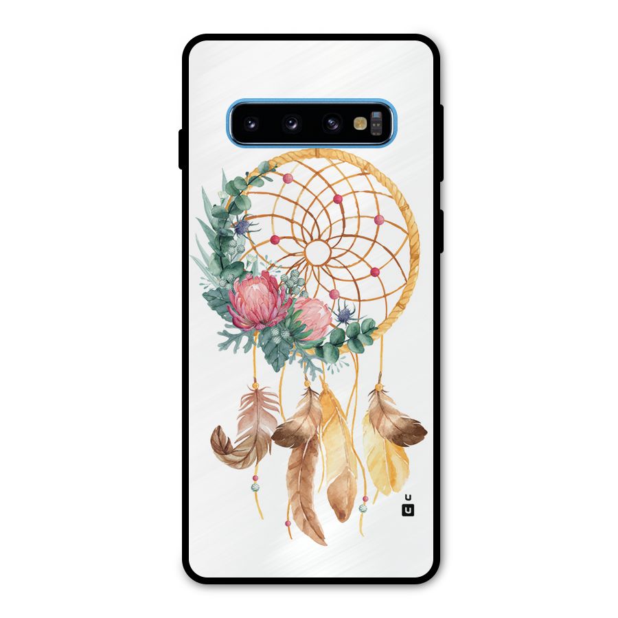 Watercolor Dreamcatcher Metal Back Case for Galaxy S10