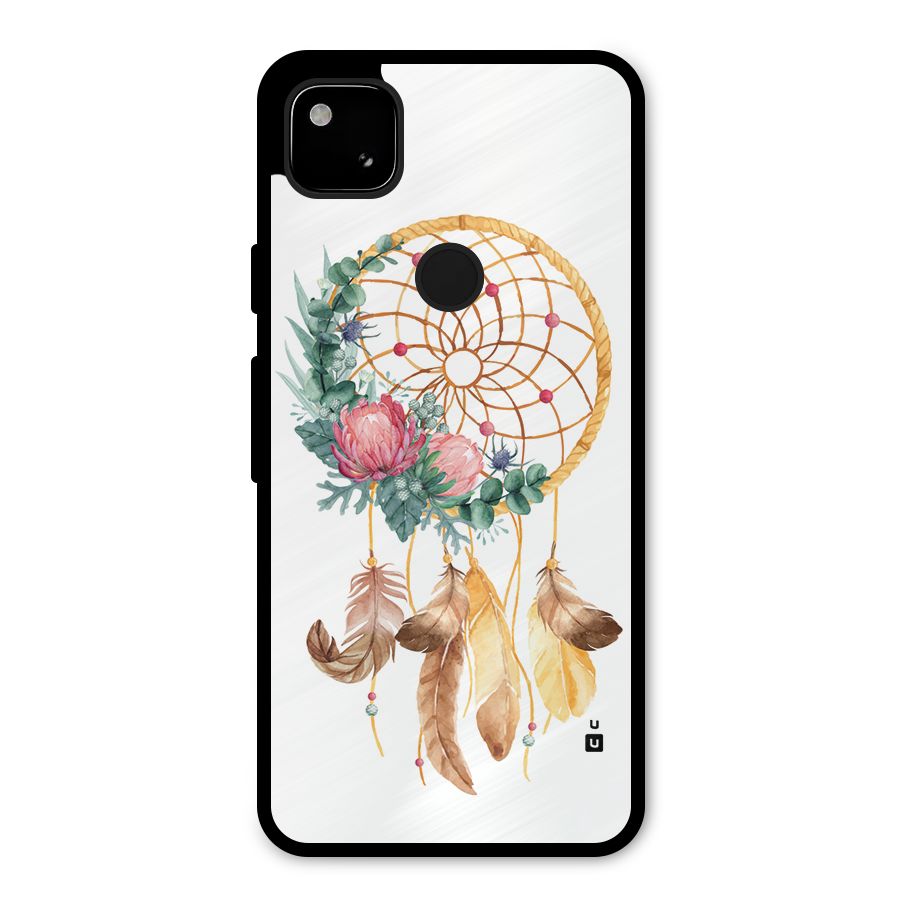 Watercolor Dreamcatcher Metal Back Case for Google Pixel 4a