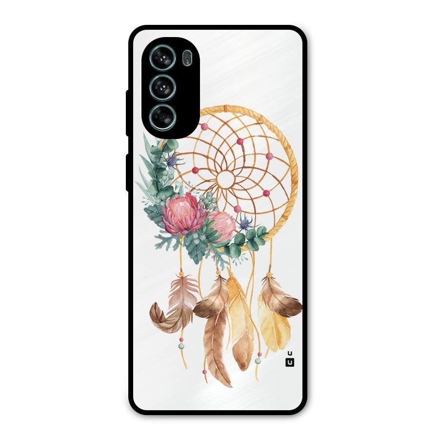 Watercolor Dreamcatcher Metal Back Case for Moto G62