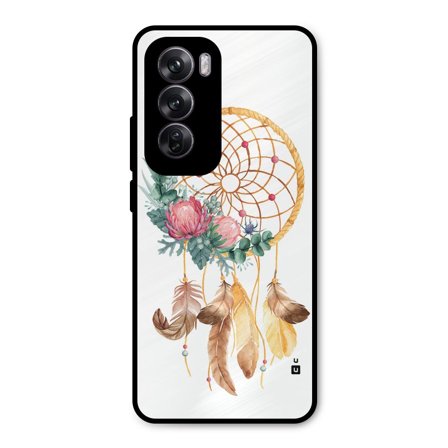 Watercolor Dreamcatcher Metal Back Case for Oppo Reno12 Pro
