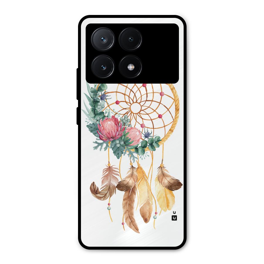 Watercolor Dreamcatcher Metal Back Case for Poco X6 Pro