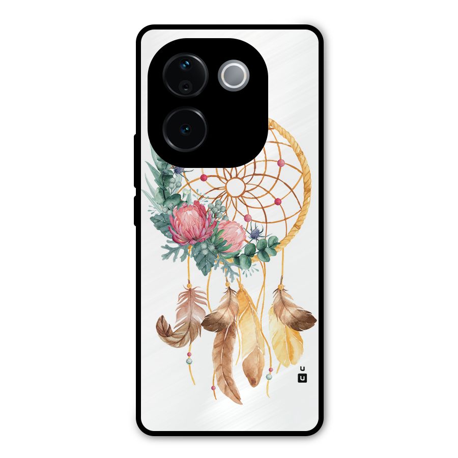 Watercolor Dreamcatcher Metal Back Case for Vivo T3 Pro