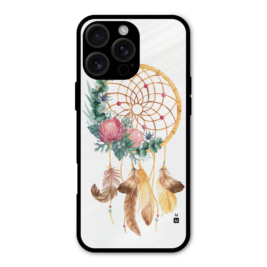 Watercolor Dreamcatcher Metal Back Case for iPhone 16 Pro Max