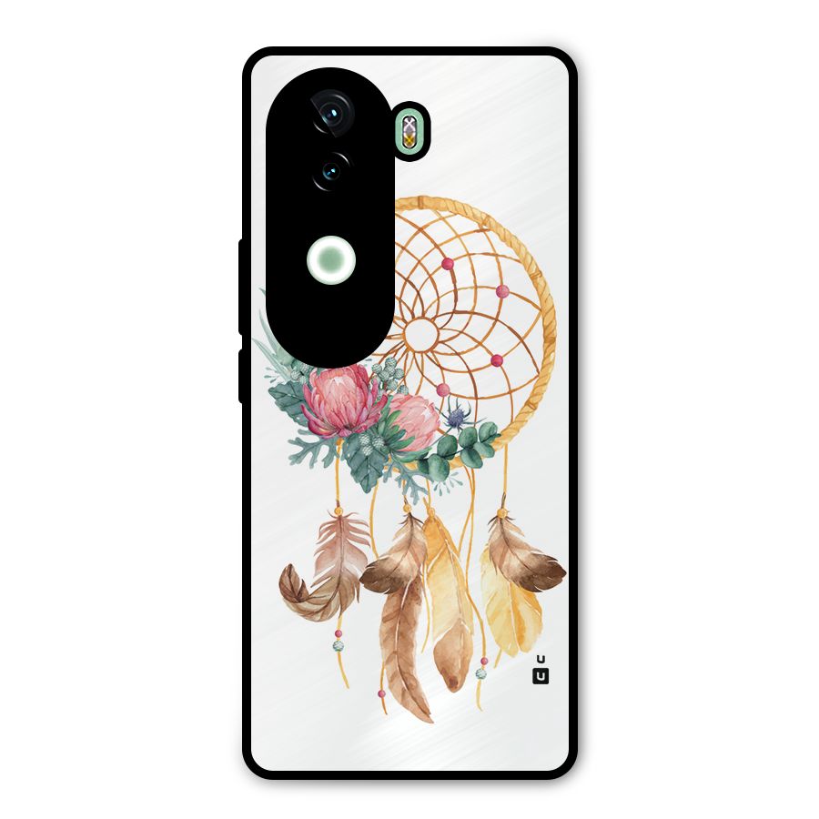 Watercolor Dreamcatcher Metal Back Case for iQOO Z9s