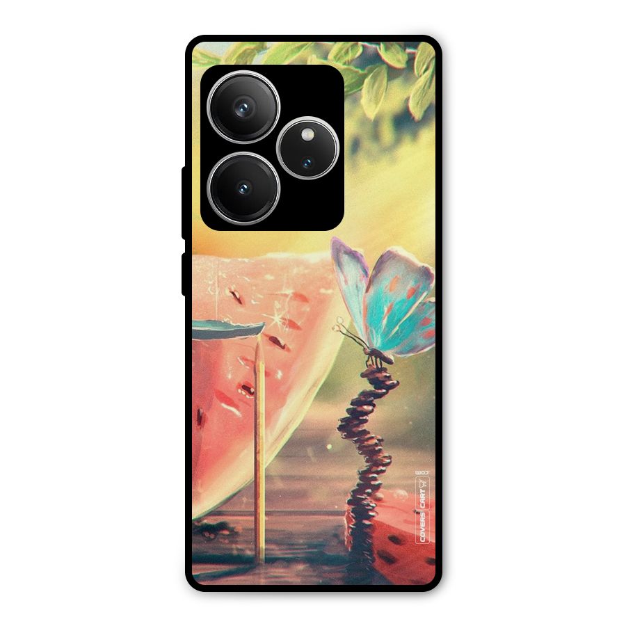 Watermelon Butterfly Metal Back Case for Realme GT 6
