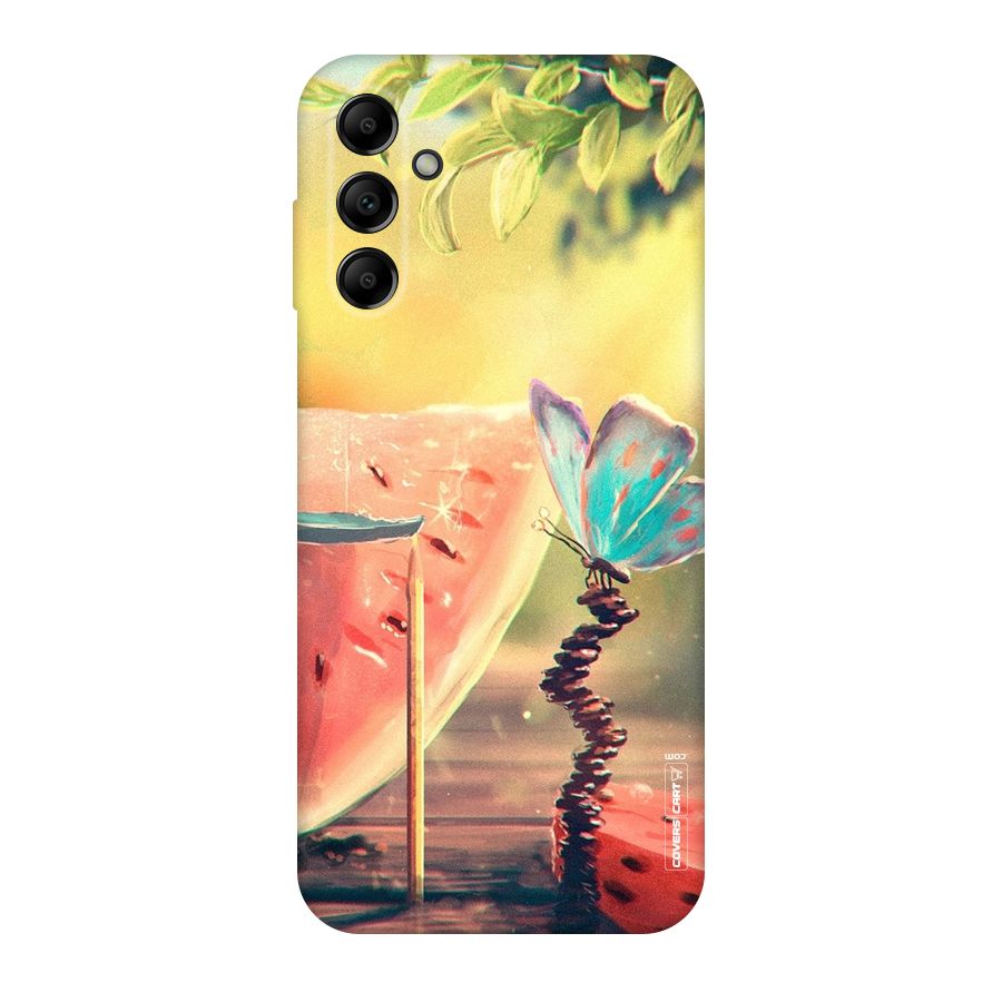 Watermelon Butterfly Original Polycarbonate Back Case for Galaxy A14 5G