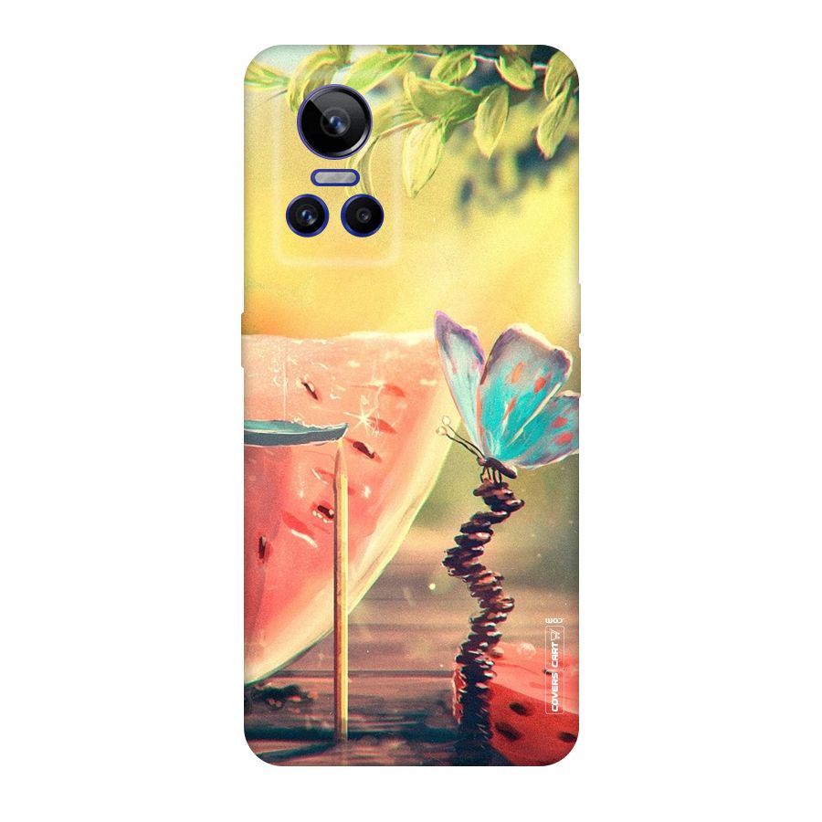 Watermelon Butterfly Original Polycarbonate Back Case for Realme GT Neo 3