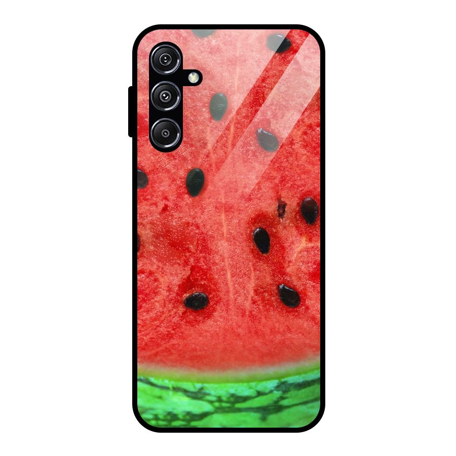 Watermelon Design Glass Back Case for Galaxy M34 5G